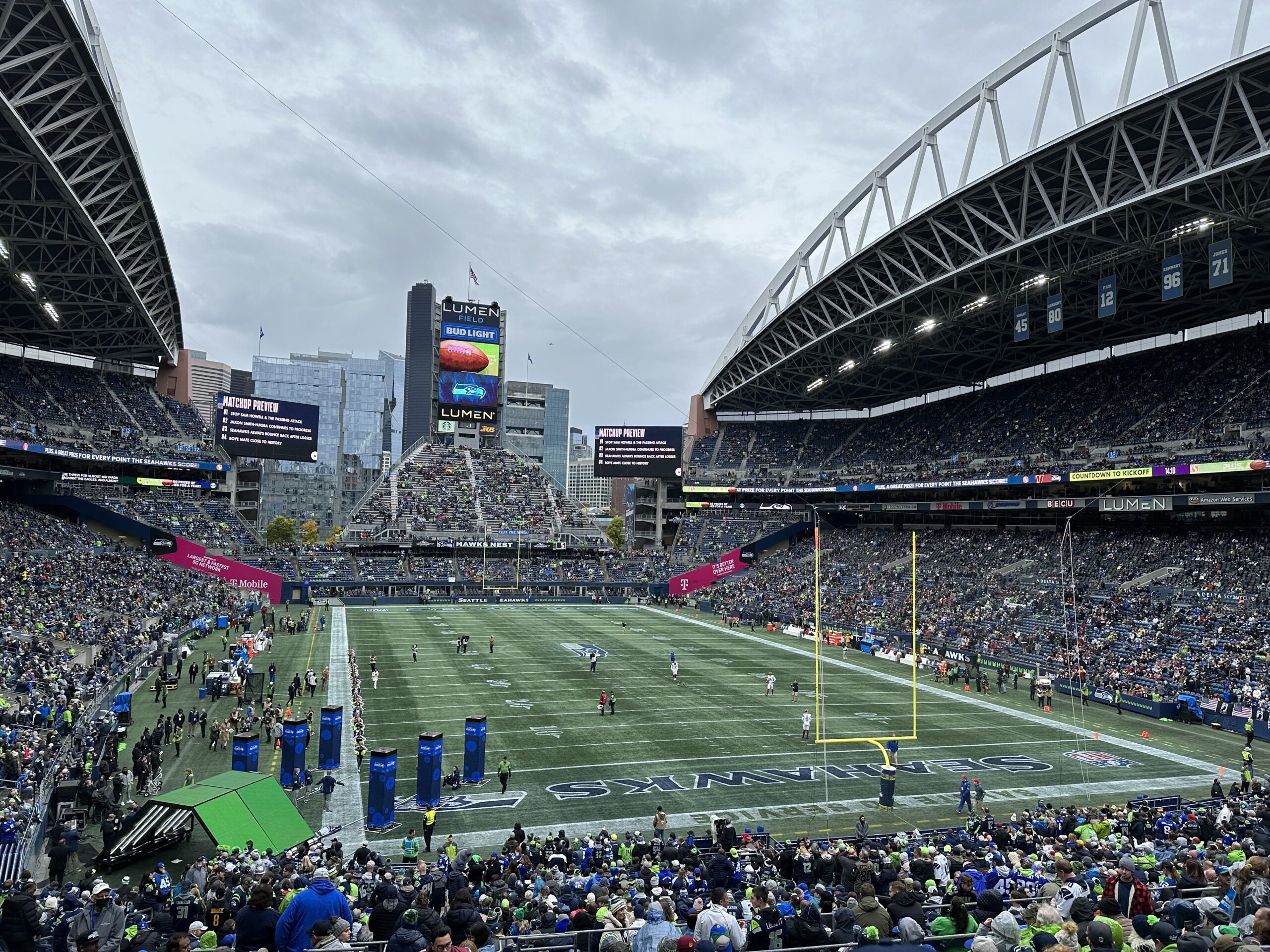 Photo of Lumen Field, home of the Seattle Seahawks